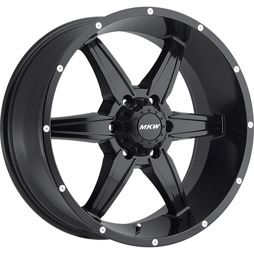 MKW Offroad M89 Satin Black Wheels 5x5 - 18x9 +10 - M89-1890512710BB