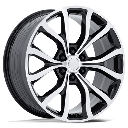 OE Performance PR230 Gloss Black With Machined Face - Part Number PR230BD24106331 OE Performance PR230 Gloss Black With Machined Face Photo