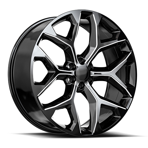 OE Revolution G-09 Gloss Black Milled - Part Number G09-28105031GBM-I OE Revolution G-09 Gloss Black Milled Photo