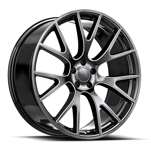 OE Revolution HC-1 Gloss Black Milled - Part Number HC1-221051722GBM OE Revolution HC-1 Gloss Black Milled Photo
