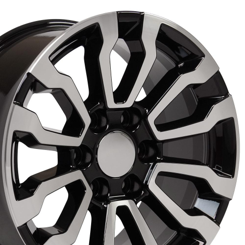 OE Wheels Cv35 Black Machined