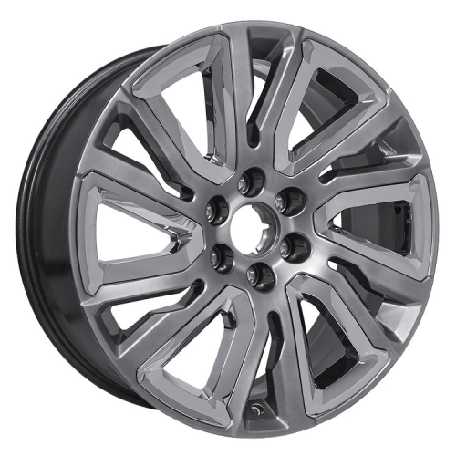 OE Wheels CV39 Hyper Silver With Chrome Inserts