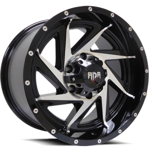 Red Dirt Road Rd13 Matte Black Machined