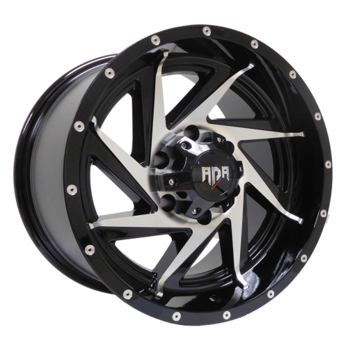 Red Dirt Road RD13 Matte Black Machined w/ Machined Rivets