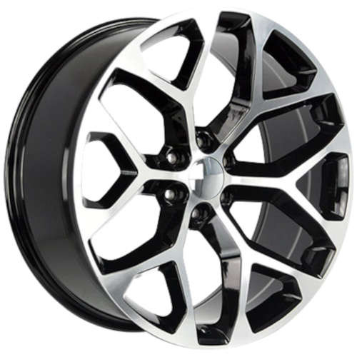 Replica Wheels 781 Gloss Black With Machined Face