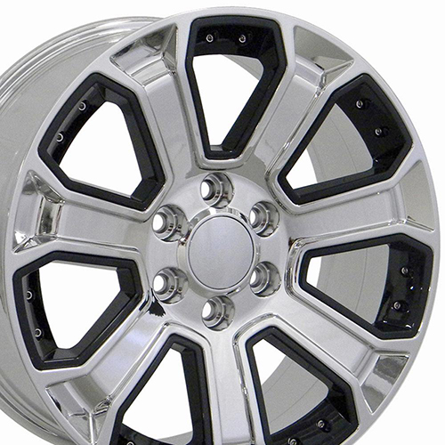 OE Wheels Chevrolet Silverado CV93 Chrome W/ Black Photo