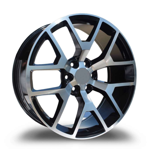 Replica Wheels R6703 Black Machined