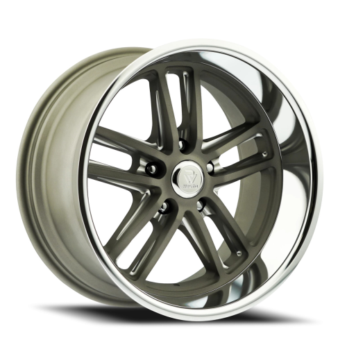 Resto R103 Maverick Milled Textured Gunmetal W/ Diamond Cut Lip