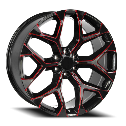 Revenge Rs12 Black Milled w/ Red Tint