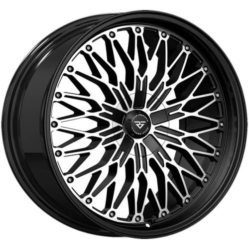 Rock Forged Ff12 Black Machined Lip