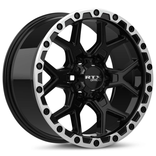 RTX Storm Gloss Black Milled With Machined Lip