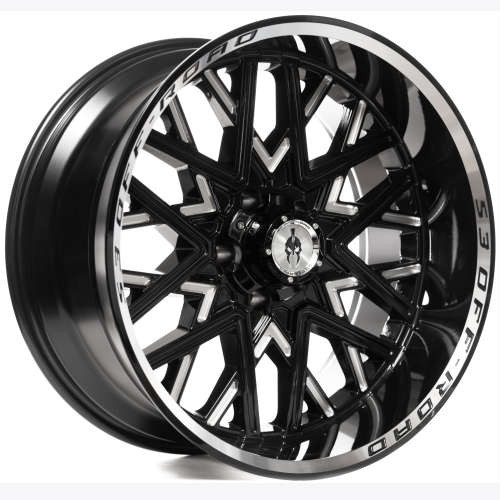 S3 Off-Road 301 Gloss Black Milled