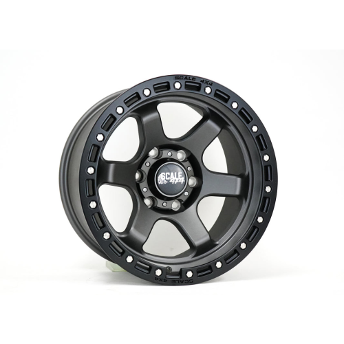 Scale 4x4 S03 Matte Gunmetal w/ Black Beadlock