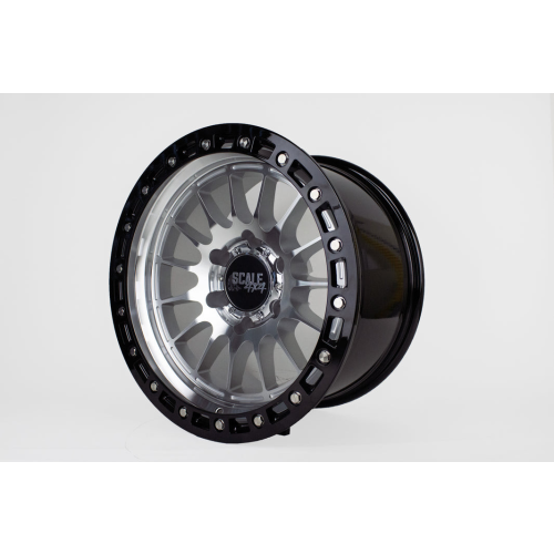 Scale 4x4 S04 Machined w/ Black Bead Lock