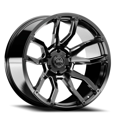 Torque Wheels Tw403C Impact Gloss Black Milled