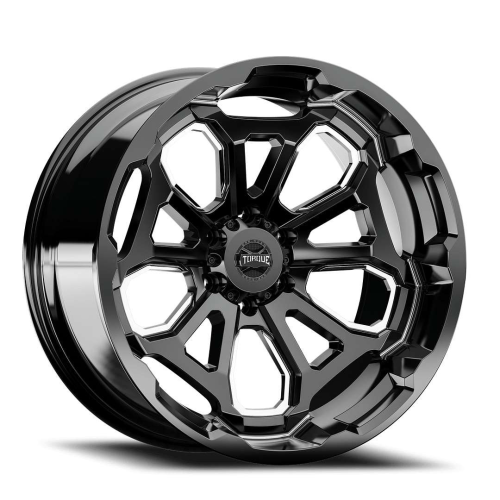 Torque Wheels Tw404C Overdrive Gloss Black Machined Face