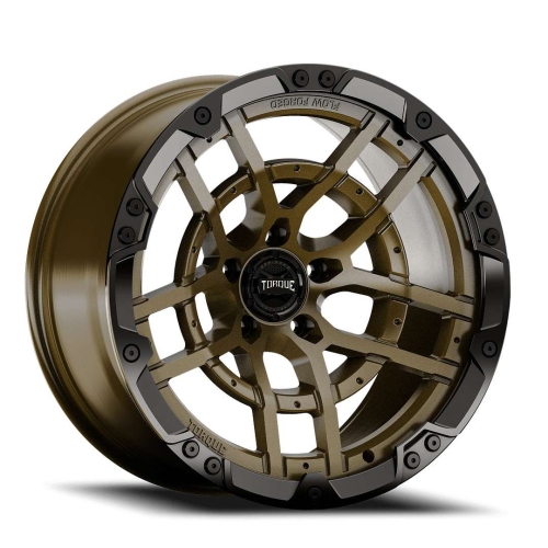 Torque Wheels Tw419R Cliffhanger Satin Bronze w/ Satin Black Lip