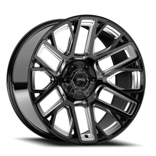 Torque Wheels Tw428C Slope Gloss Black Milled