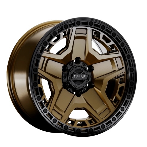 Torque Wheels Tw448R Blackhawk Satin Bronze w/ Satin Black Lip