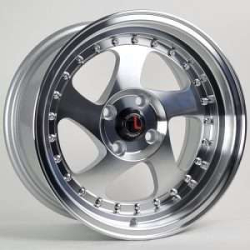 Traklite Wheels Curve Silver w/ Machined Face