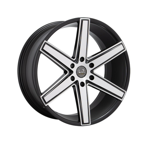 U2 Wheel U2-56-M Gloss Black Machined w/ Milled Accents