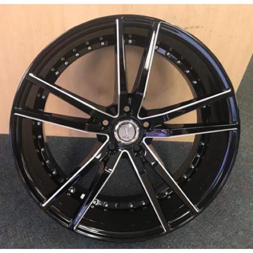 Velocity Wheel Vw20R Black Milled