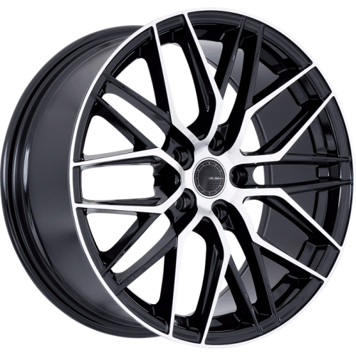 Velsen 555-M Gloss Black Machined