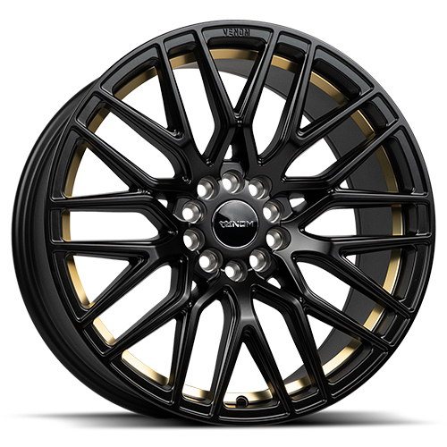 Venom Venom 40 Satin Black With Gold Line - Part Number VEN4018855108114+35B-B16 Venom Venom 40 Satin Black With Gold Line Photo