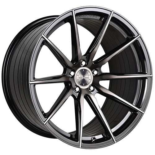 Vertini RFS 1.1 Gloss Black W/ Dark Tint Wheels 5x4.5 - 19x8.5 +35 ...