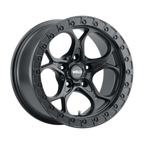 Weld Off-Road Ledge 8 Satin Black W/ Satin Black Ring
