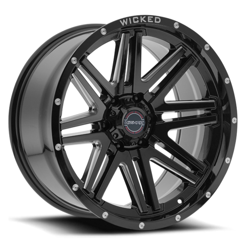 Wicked Offroad W901 Gloss Black Milled