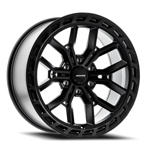 Wicked Offroad W948 Satin Black Milled w/ Dark Tint