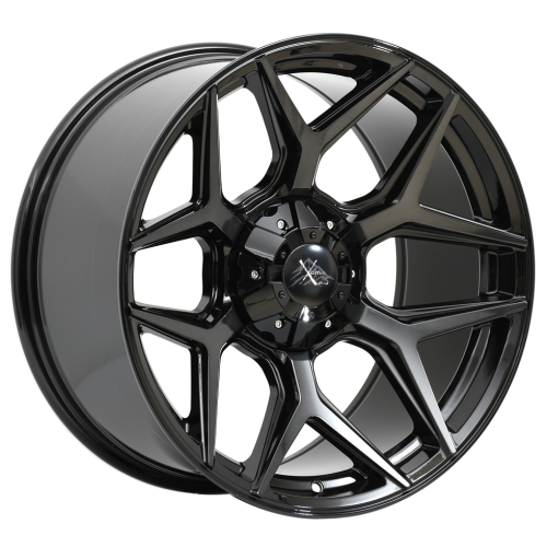 X-Drive Defiant Gloss Black w/ Machined Brushed Tint
