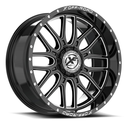 XF Offroad Xf-244 Gloss Black & Milled