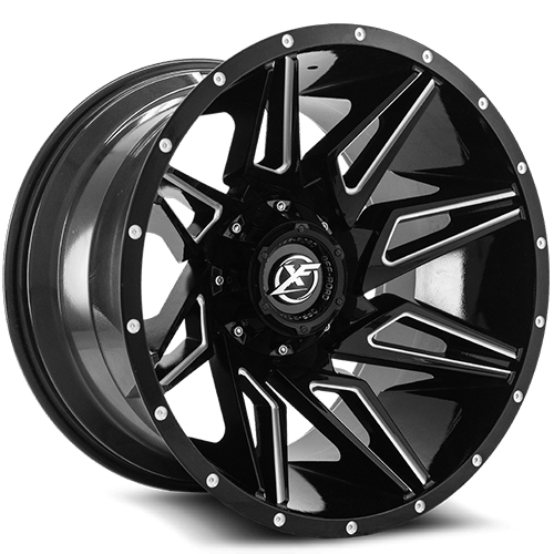 XF Offroad XF-218 Gloss Black Machined Photo