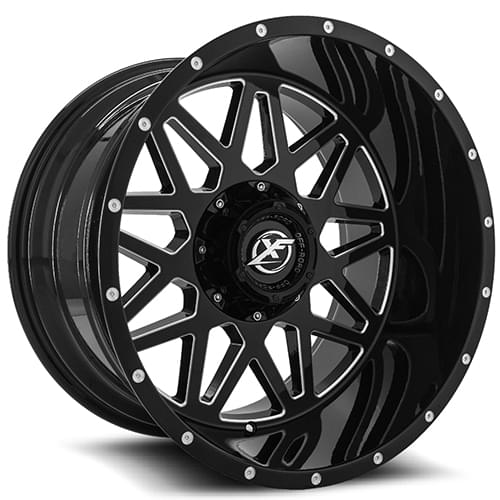 XF Offroad XF-211 Gloss Black Milled Photo