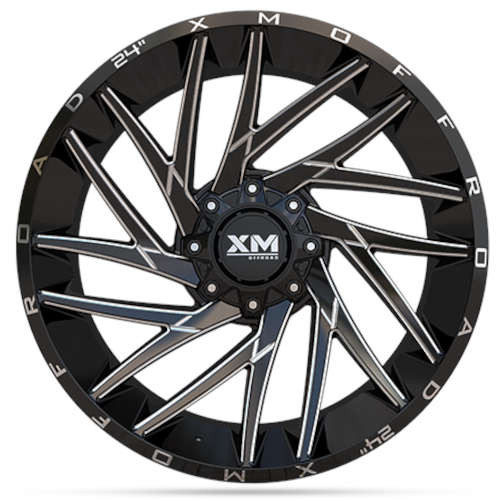 Xm Offroad Xm-351 Gloss Black Milled