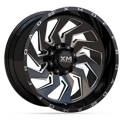 Xm Offroad Xm-353 Gloss Black Milled