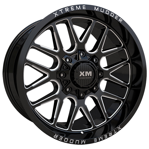 Xtreme Mudder XM338 Gloss Black Milled Photo