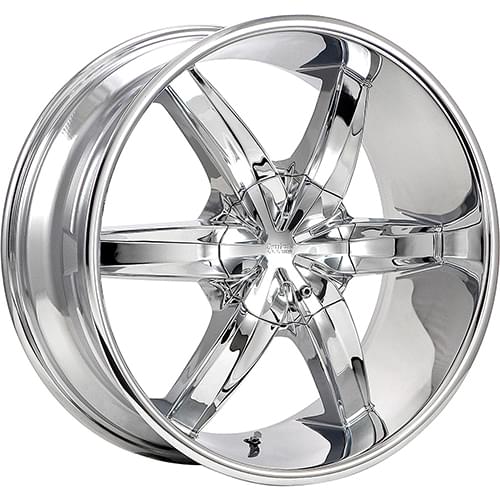 Cruiser Alloy Flash 909 Chrome Wheels 5x4.25 - 20x8.5 +40 - 909C