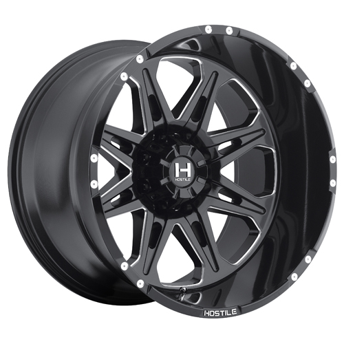 Hostile Havoc H102 8 Lug Blade Cut Wheels 8x170 - 20x10 -19 - H102 