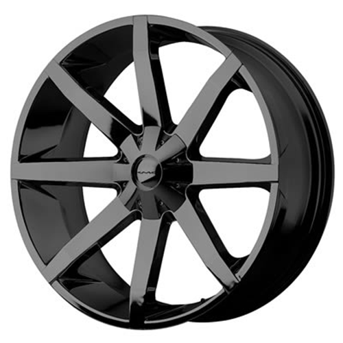 KMC KM671 Brodie Black Wheels 6x4.5 24x9.5 15 KM67124964515