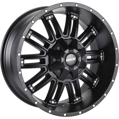 Shop All MKW Offroad M80 Satin Black Wheels at Extreme Customs!