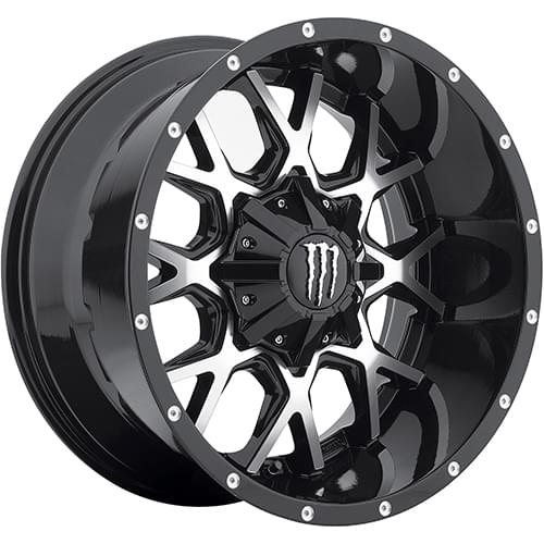 Monster Energy DS645 Gloss Black W/ Machined Face Photo