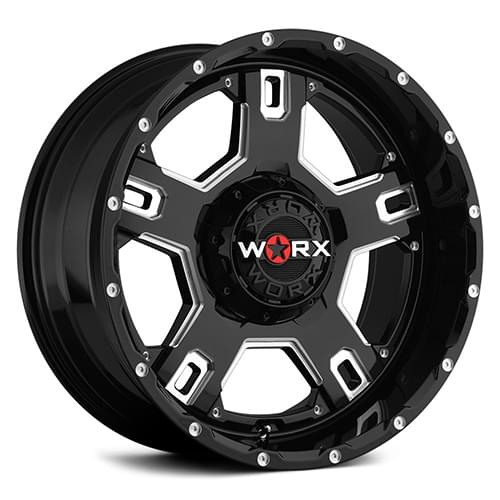 Worx Havoc 802BM Wheels 8x6.5 17x9 12 802 7982BM 12