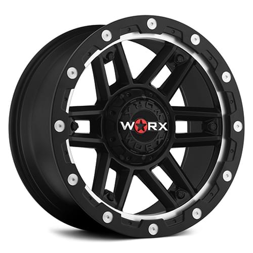 Worx Tank 804 Black Wheels 8x6.5 17x9 12 804 7982SB 12