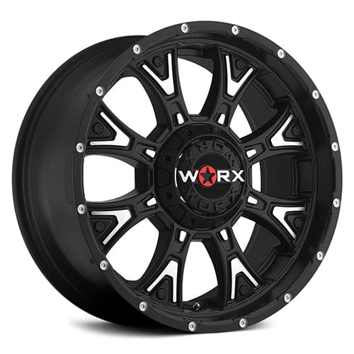 Worx Tyrant 805 Black Wheels 8x170 20x10 25 805 2187SB25