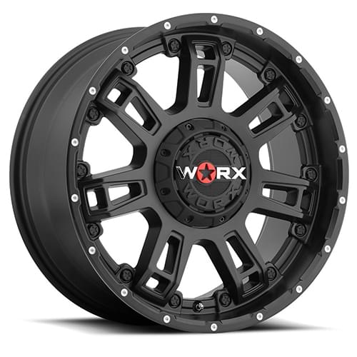 Worx Beast II 808 Satin Black Wheels 6x135 20x9 18 808 2935SB 18