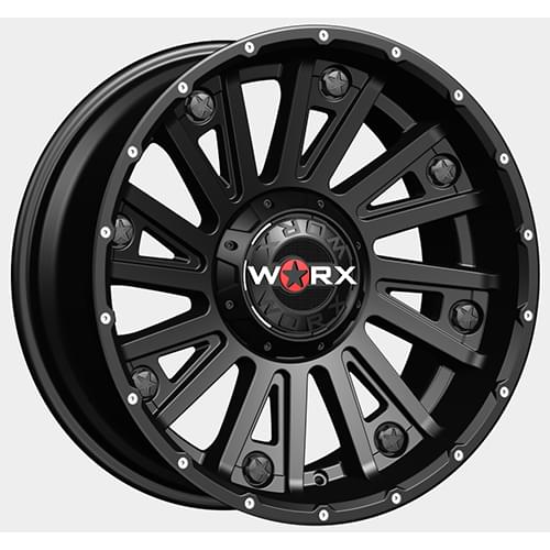 Worx Sentry 810 Satin Black Wheels 8x6.5 20x9 18 810 2982SB 18