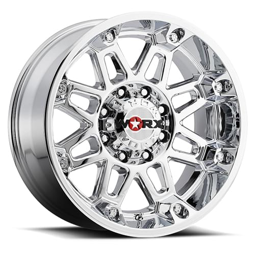 Worx Conquest 811 Chrome Wheels 5x5 20x12 44 811 2305C44